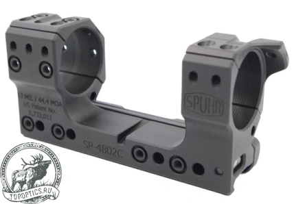 Небыстросъемный кронштейн SPUHR Scope Mount Gen3 34мм на Picatinny, h=38мм, 13MIL #SP-4802C