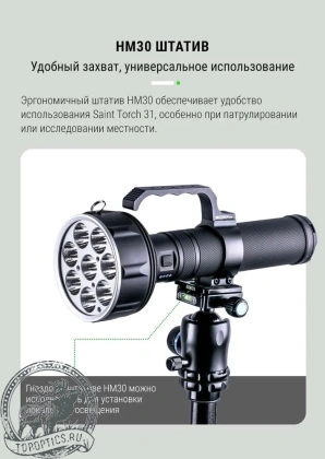 Фонарь Nextorch Saint Torch 31, 20000 люмен 