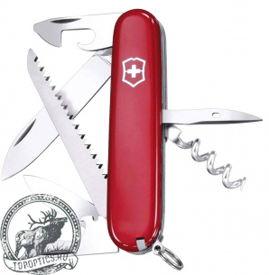 Нож Victorinox Camper 91 мм (13 функций) красный #1.3613