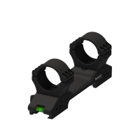 Быстросъёмный моноблочный кронштейн Aimpro на picatinny/weaver D34мм H36мм с уровнем, наклон 20 MOA