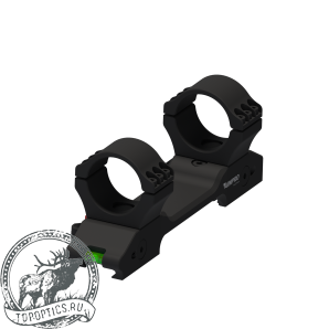 Быстросъёмный моноблочный кронштейн Aimpro на picatinny/weaver D34мм H36мм с уровнем, наклон 20 MOA