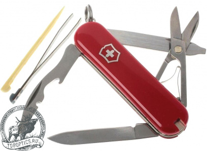 Нож-брелок Victorinox Rambler 58 мм (10 функций) красный #0.6363