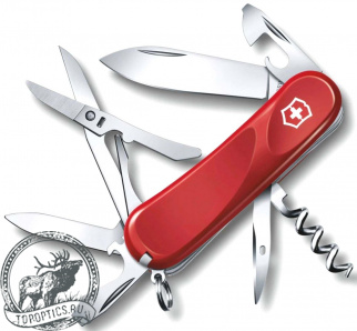 Нож Victorinox Evolution 10 (85 мм 13 функций) красный #2.3803.E