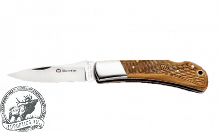 Нож Maserin (лезвие 75 мм, нержавеющая сталь, рукоять оливковое дерево) #125/1OL