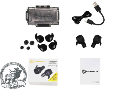 Активные беруши Earmor M20T NRR26dB (Bluetooth, IPX5) #M20T