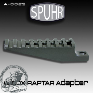 Адаптер для установки лазерных дальномеров типа Radius и RAPTAR на фирменный интерфейс SPUHR #А-0029