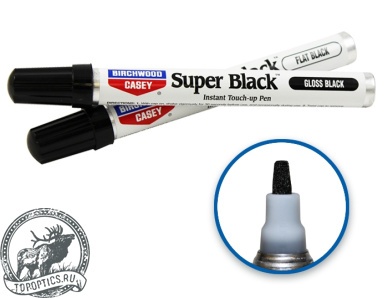 Birchwood Casey Super Black Маркер для подкраски, чёрный глянцевый, 10мл #BC-15111